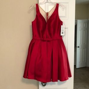 Red Sherri Hill formal dress